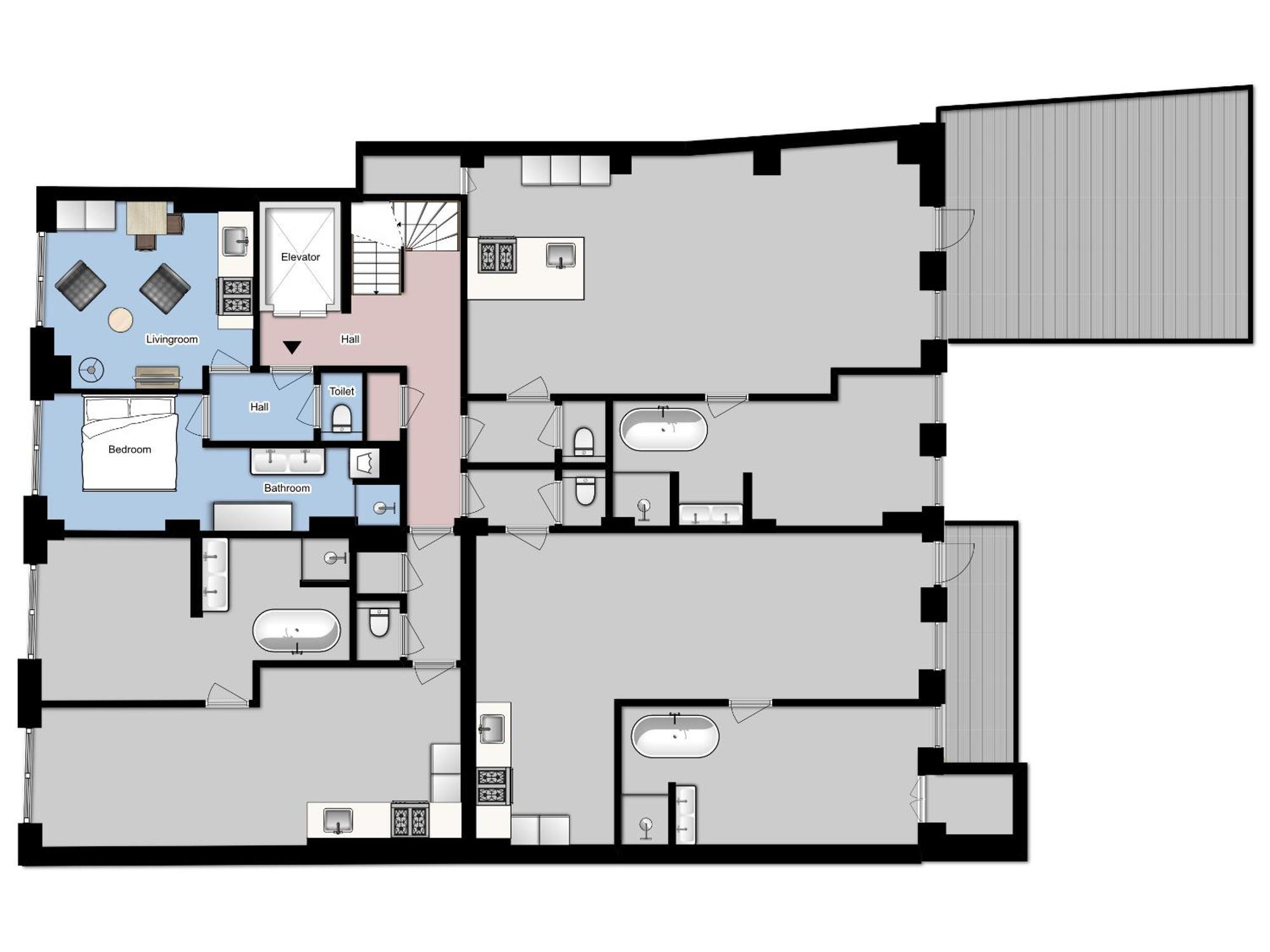 Stayci Serviced Apartments Westeinde Hága Kültér fotó