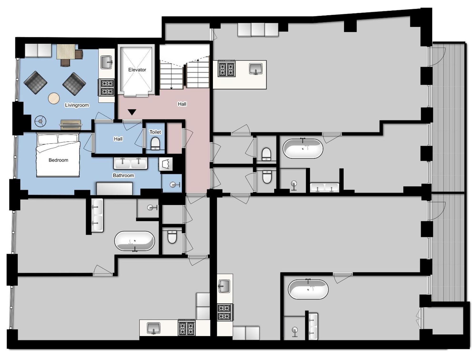 Stayci Serviced Apartments Westeinde Hága Kültér fotó